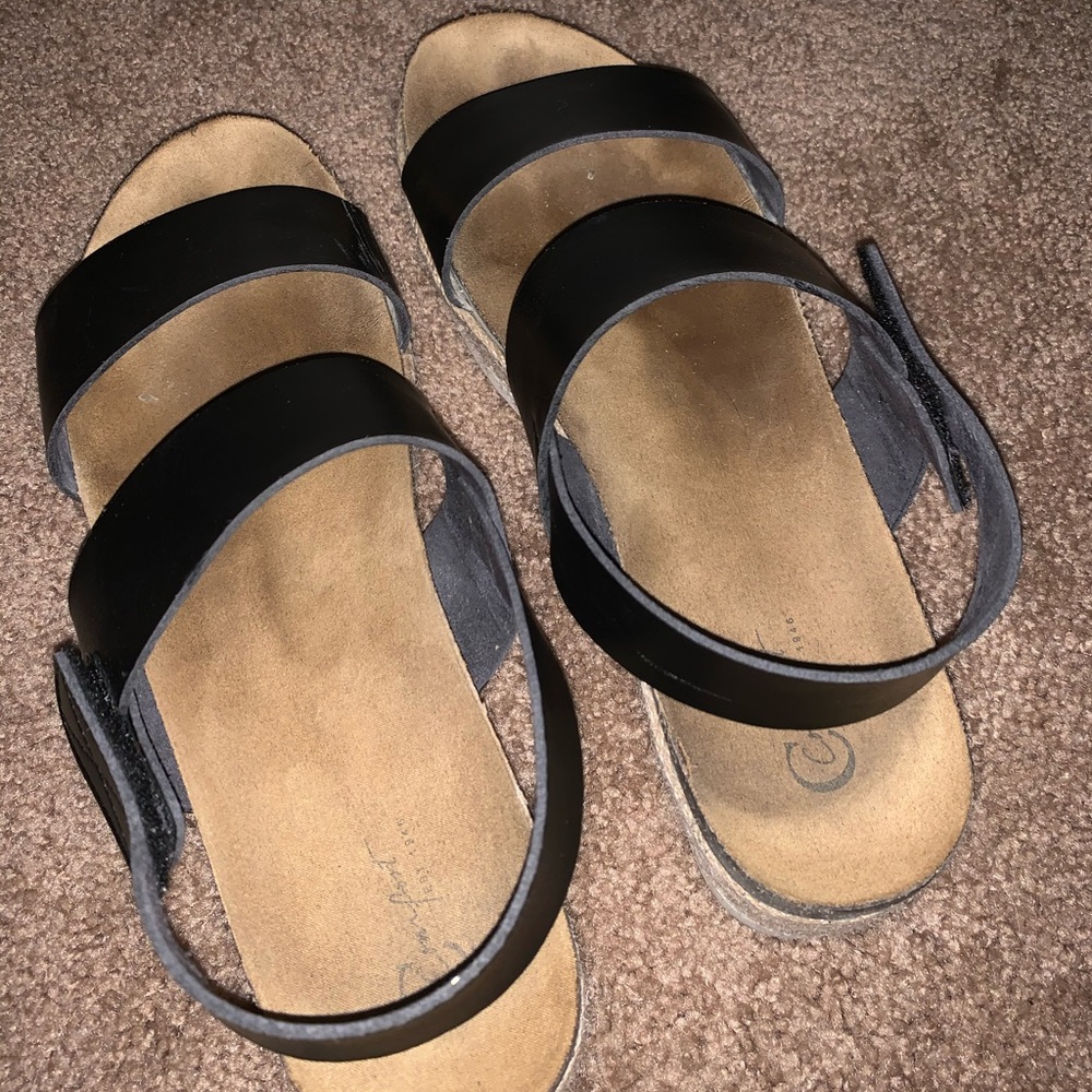 Black Espadrille Sandals